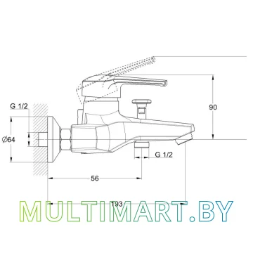 Смеситель Econoce EC0635 картинка 2